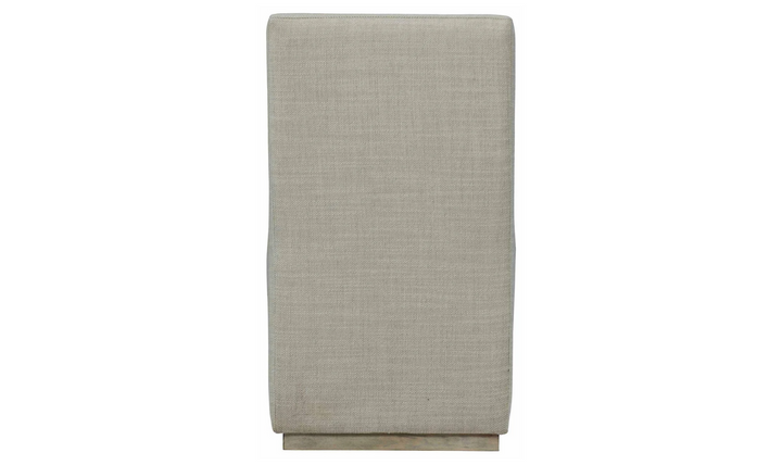 Bernhardt Casey Beige Fabric Upholstered Armless Dining Side Chair