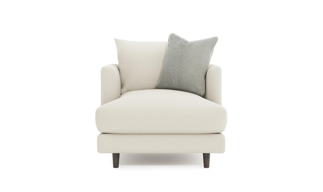 Bernhardt Colette Fabric Chair with Feather Down Cushion-Jennifer Furniture