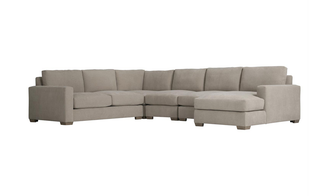 Bernhardt Dawkins 5 Pieces Sectional With Chaise