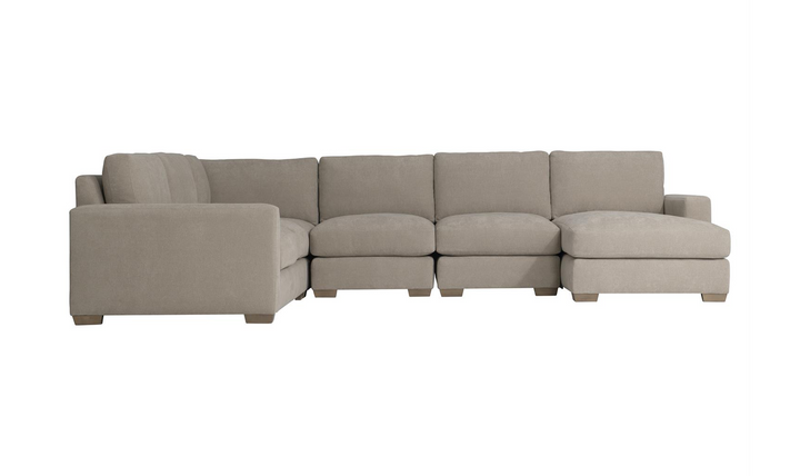 Bernhardt Dawkins 5 Pieces Sectional With Chaise