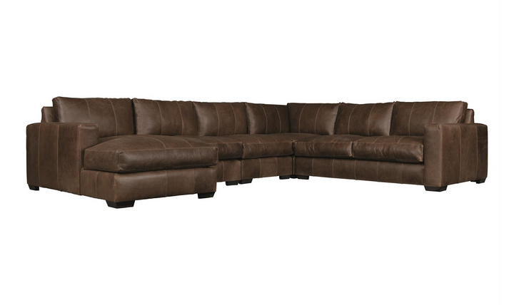 Bernhardt Dawkins 5 Pieces Sectional With Chaise