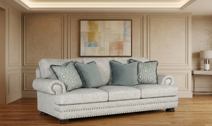 Bernhardt Foster 3 Seater Sofa With Rolled Arms-Jennifer Furniture 