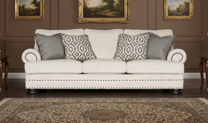 Bernhardt Foster 3 Seater Sofa With Rolled Arms-Jennifer Furniture 