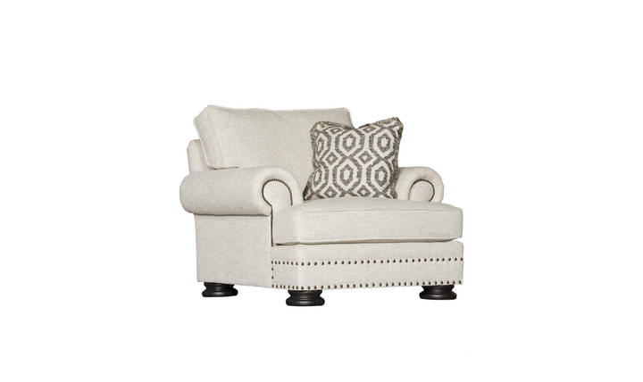 Bernhardt Foster Fabric Chair with Spring Down Cushion