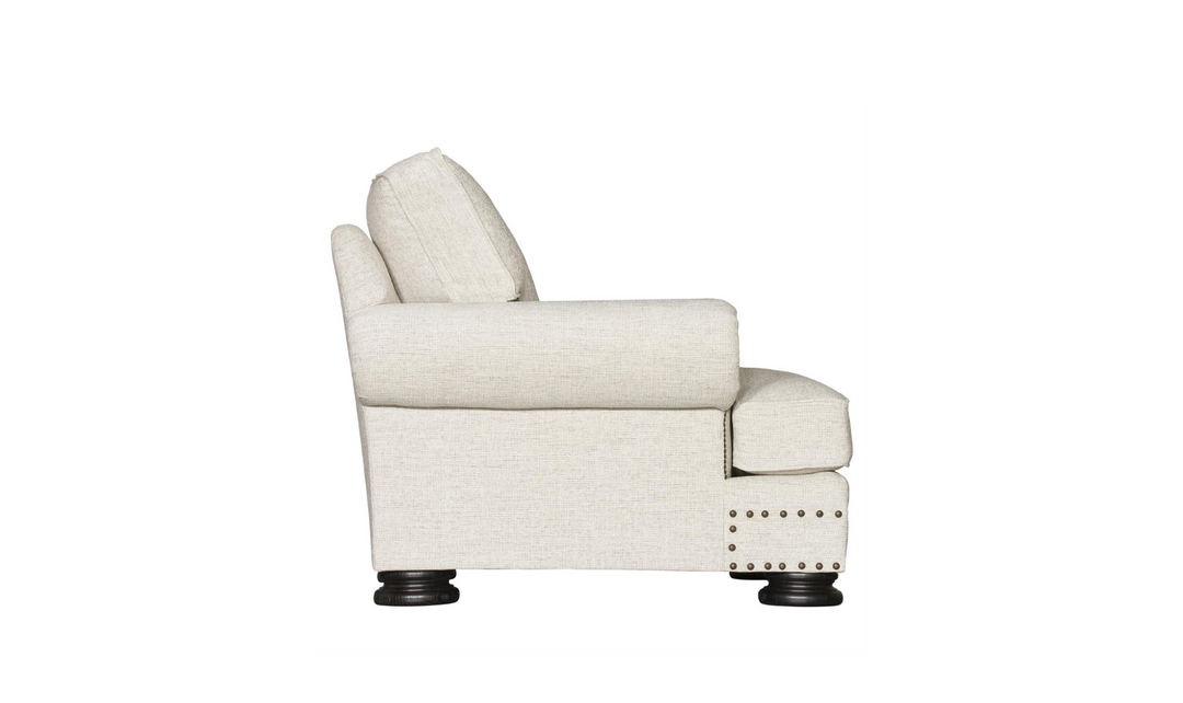 Bernhardt Foster Fabric Chair with Spring Down Cushion