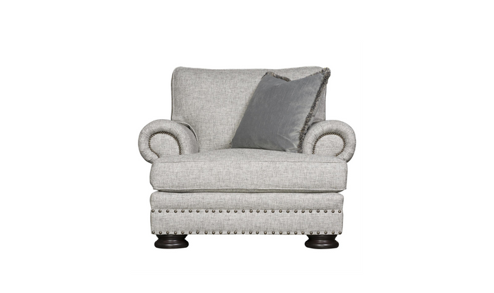 Bernhardt Foster Fabric Chair with Spring Down Cushion