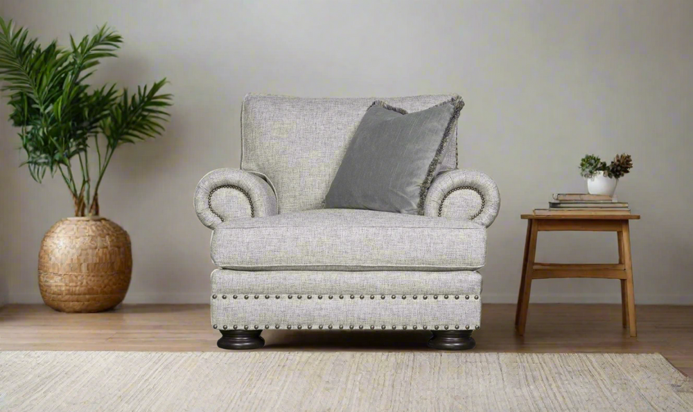 Bernhardt Foster Fabric Chair with Spring Down Cushion-jenniferfurniture.com