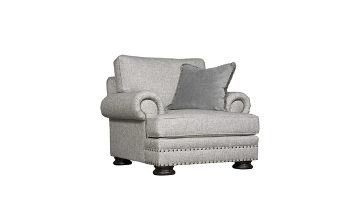 Bernhardt Foster Fabric Chair with Spring Down Cushion