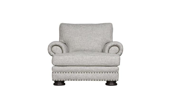 Bernhardt Foster Fabric Chair with Spring Down Cushion