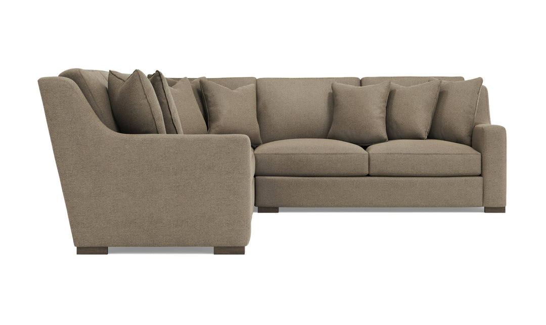 Bernhardt Germain Sectional Sofa With Performance Chenille Fabric-Jennifer