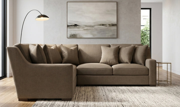 Bernhardt Germain Sectional Sofa With Performance Chenille Fabric-Jennifer