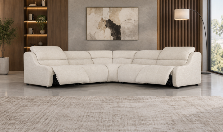 Bernhardt Gio Fabric Power Motion Sectional With Power Footrest-Jenniferfurniture