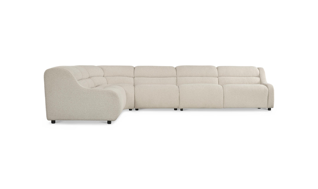 Bernhardt Gio Fabric Power Motion Sectional With Power Footrest-Jenniferfurniture