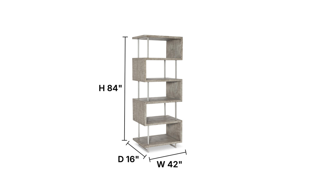 Bernhardt Highland Park Asymmetrical Polk Etagere-Jennifer Furniture