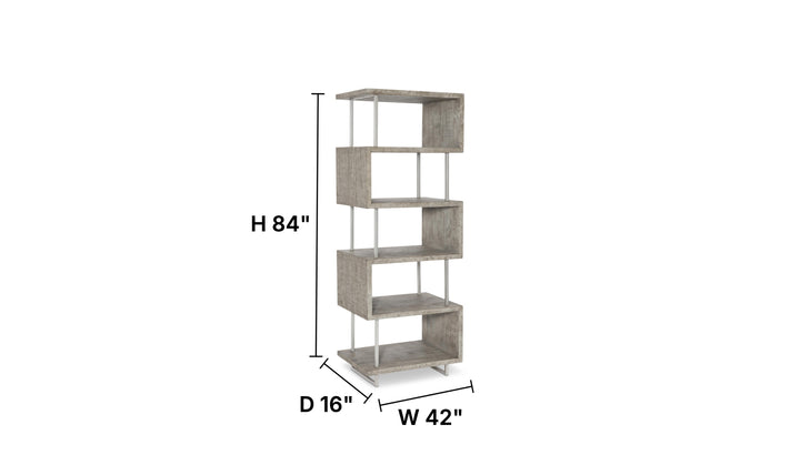 Bernhardt Highland Park Asymmetrical Polk Etagere-Jennifer Furniture