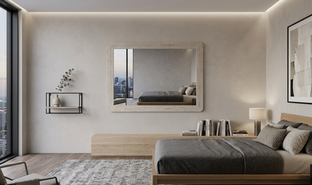 Bernhardt Antibes Wood Framed Mirror- Jennifer Furniture