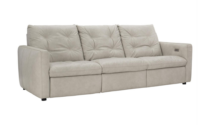 Bernhardt Kaya 3-Seater Fabric Power Motion Sofa with USB Port