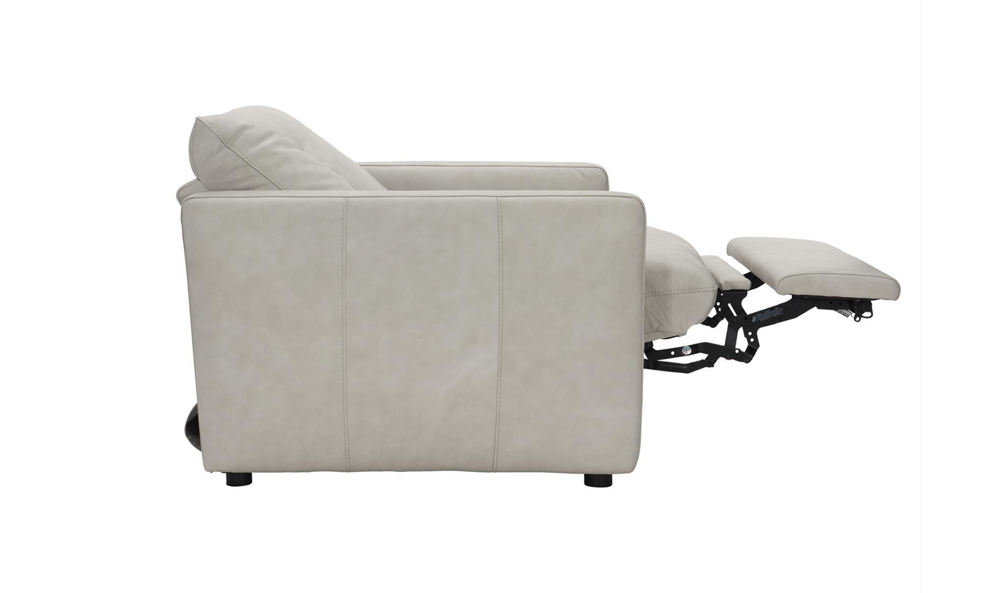 Bernhardt Kaya Leather Upholstered Power Motion Chair with USB Ports
