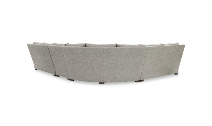 Bernhardt Keirnan Fabric Sectional With Accent Pillows-Jenniferfurniture