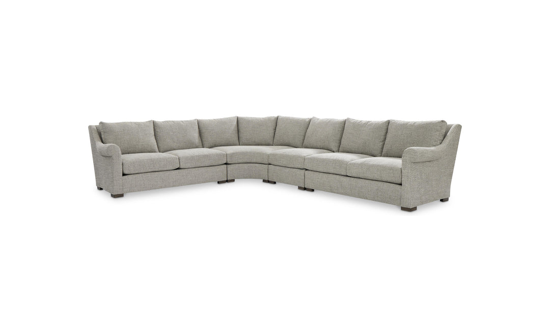 Bernhardt Keirnan Fabric Sectional With Accent Pillows-Jenniferfurniture