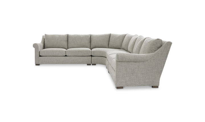Bernhardt Keirnan Fabric Sectional With Accent Pillows-Jenniferfurniture