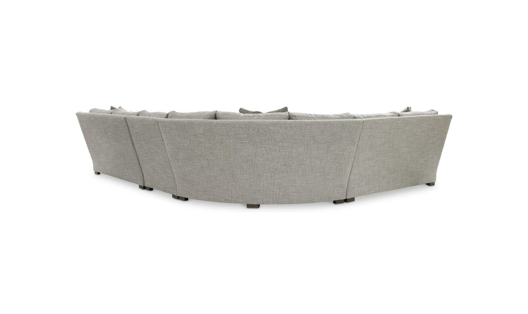 Bernhardt Keirnan Fabric Sectional With Accent Pillows-Jenniferfurniture