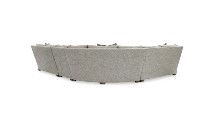 Bernhardt Keirnan Fabric Sectional With Accent Pillows-Jenniferfurniture