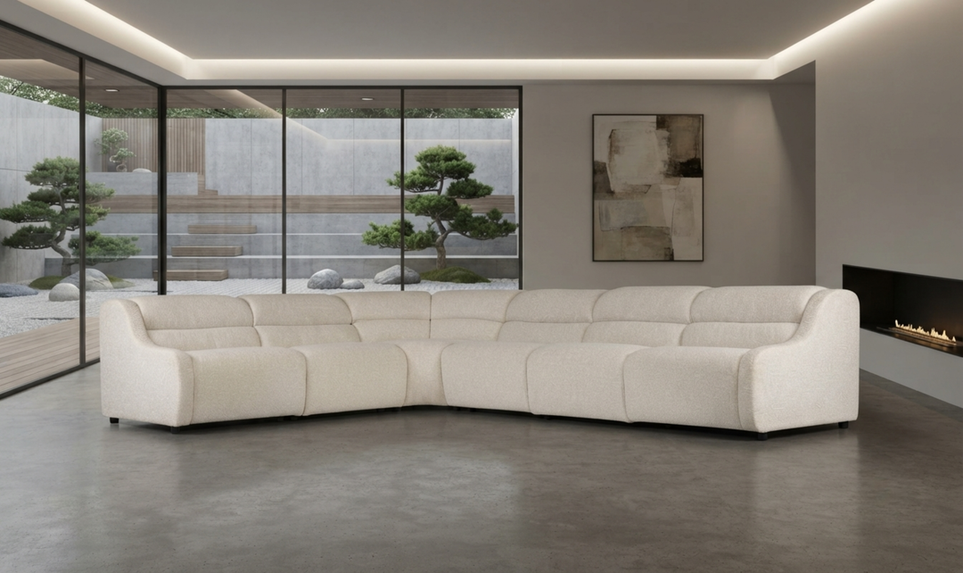 Bernhardt Gio Fabric Power Motion Sectional With Power Footrest-Jenniferfurniture
