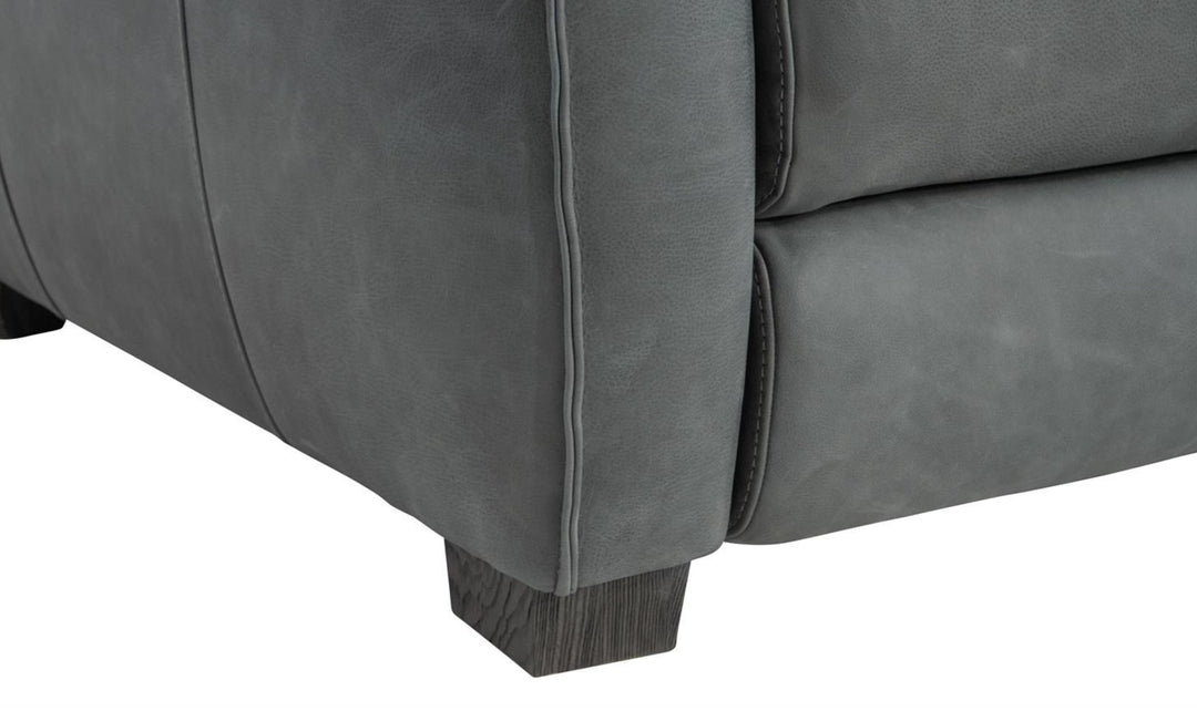 Bernhardt Kyra Leather Power Motion Recliner Chair-Jennifer