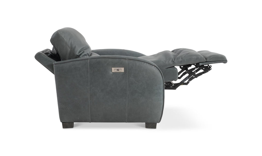 Bernhardt Kyra Leather Power Motion Recliner Chair-Jennifer