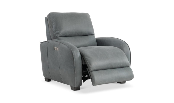 Bernhardt Kyra Leather Power Motion Recliner Chair-Jennifer