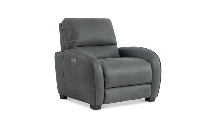 Bernhardt Kyra Leather Power Motion Recliner Chair-Jennifer