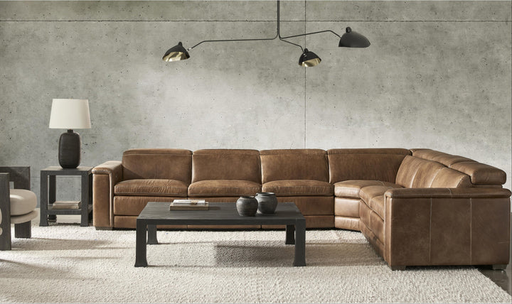 Bernhardt Lioni Leather Power Motion Sectional Sofa With USB Port-Jennifer