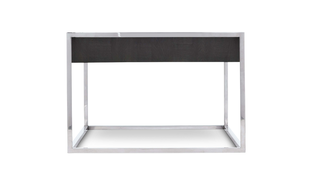 Bernhardt Loft Beacon Metal Cocktail Table with Stainless Steel Frame - Jennifer Furniture
