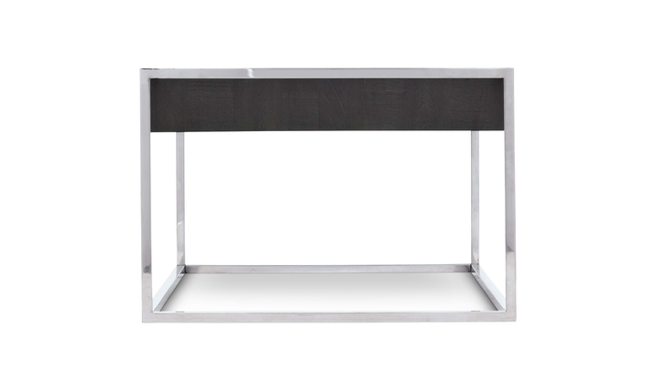 Bernhardt Loft Beacon Metal Cocktail Table with Stainless Steel Frame - Jennifer Furniture