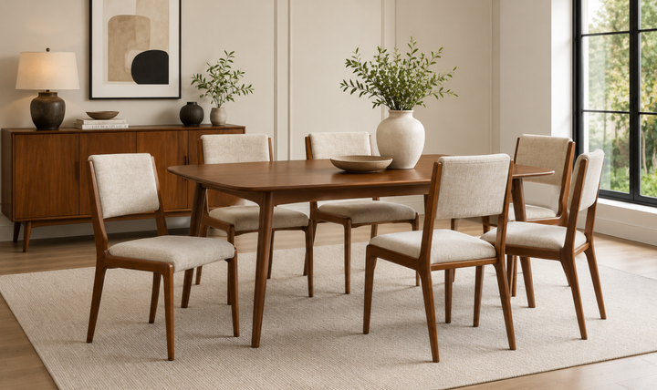 Bernhardt Loft Brasea Fabric Side Chair With Wood Legs-Jennifer Furniture