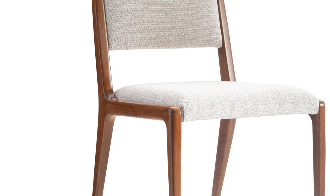 Bernhardt Loft Brasea Fabric Side Chair With Wood Legs-Jennifer Furniture