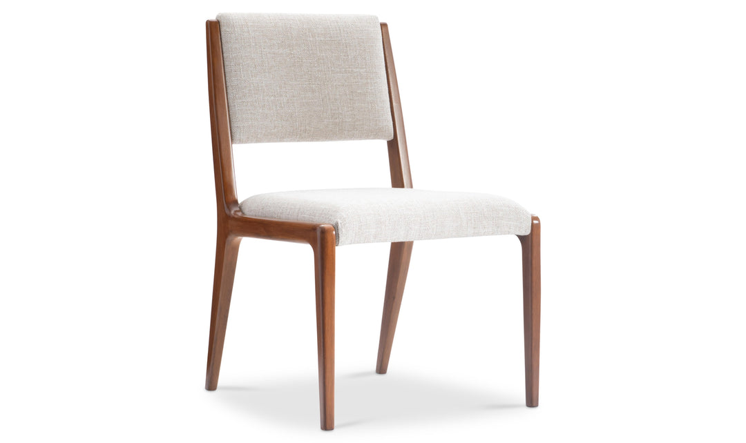 Bernhardt Loft Brasea Fabric Side Chair With Wood Legs-Jennifer Furniture