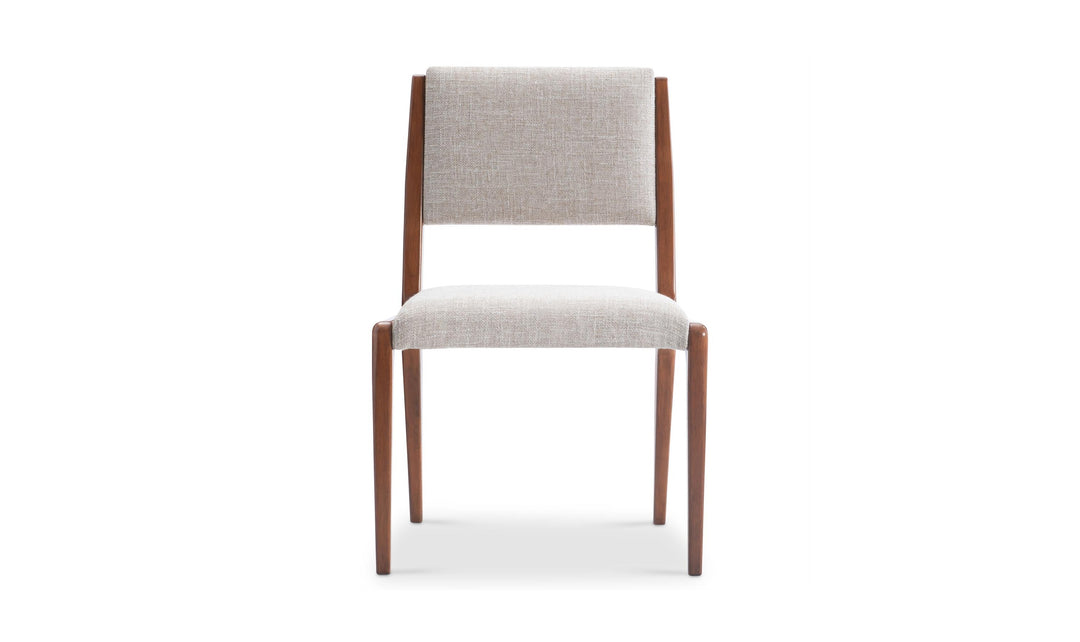Bernhardt Loft Brasea Fabric Side Chair With Wood Legs-Jennifer Furniture