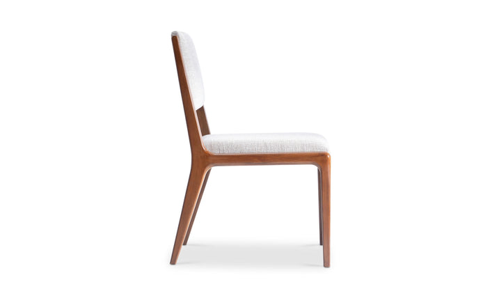 Bernhardt Loft Brasea Fabric Side Chair With Wood Legs-Jennifer Furniture