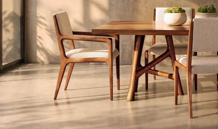 Bernhardt Loft Brasea Fabric Side Chair With Wood Legs-Jennifer Furniture