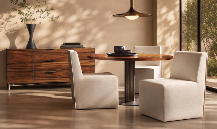 Bernhardt Loft Brasea Fabric Side Chair - Jennifer Furniture
