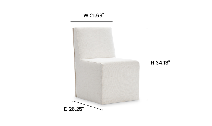Bernhardt Loft Brasea Fabric Side Chair - Jennifer Furniture