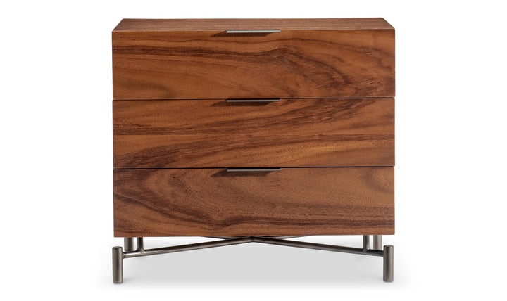Bernhardt Loft Brasea Suar Wood Nightstand Collection with USB Charging-Jennifer