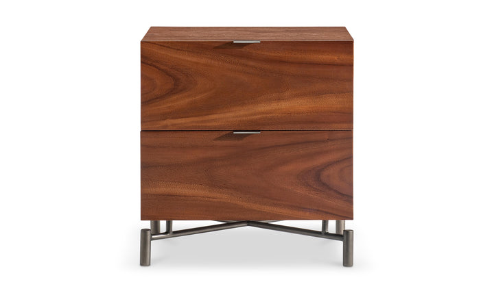 Bernhardt Loft Brasea Suar Wood Nightstand Collection with USB Charging-Jennifer