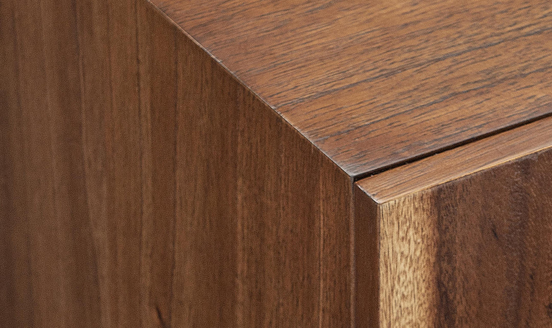 Bernhardt Loft Brasea Wood Credenza With Metal Base-Jennifer