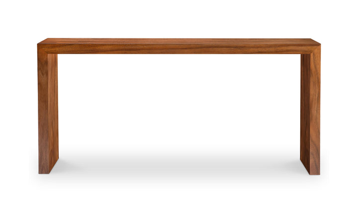 Bernhardt Loft Brasea Wood Monolithic Console Table-Jennifer