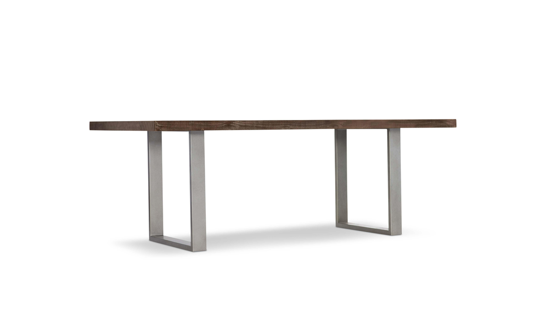 Bernhardt Loft Draper Rustic Style Dining Table With Adjustable Glides - Jennifer Furniture