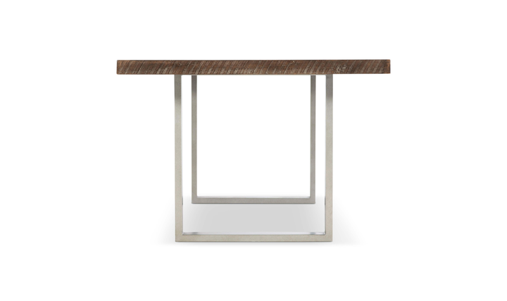 Bernhardt Loft Draper Rustic Style Dining Table With Adjustable Glides - Jennifer Furniture