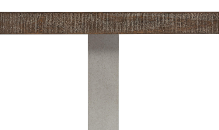 Bernhardt Loft Draper Rustic Style Dining Table With Adjustable Glides - Jennifer Furniture